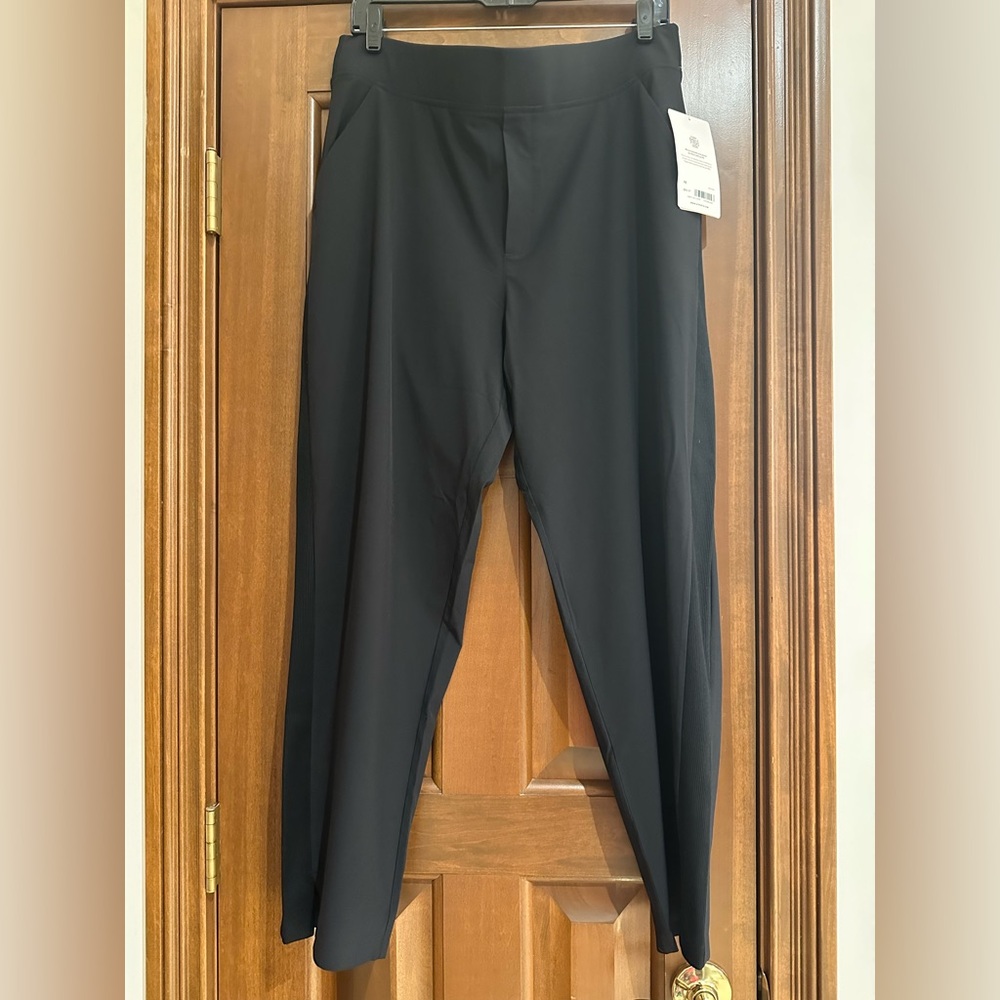 Athleta Brooklyn Ankle Pants Black size 16 NEW